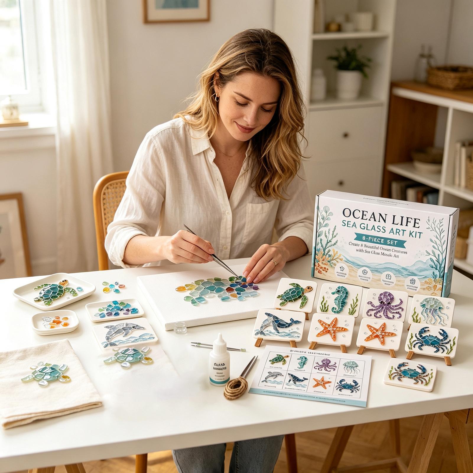 Kit de Arte com Vidro Triturad - Resin Craft For Beginners avaliação e preço